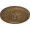 Ekena Millwork Palmetto Ceiling Medallion, Hand-Painted Rubbed Bronze, 11 1/2"OD x 1"P CM11PARZS - alternate 3